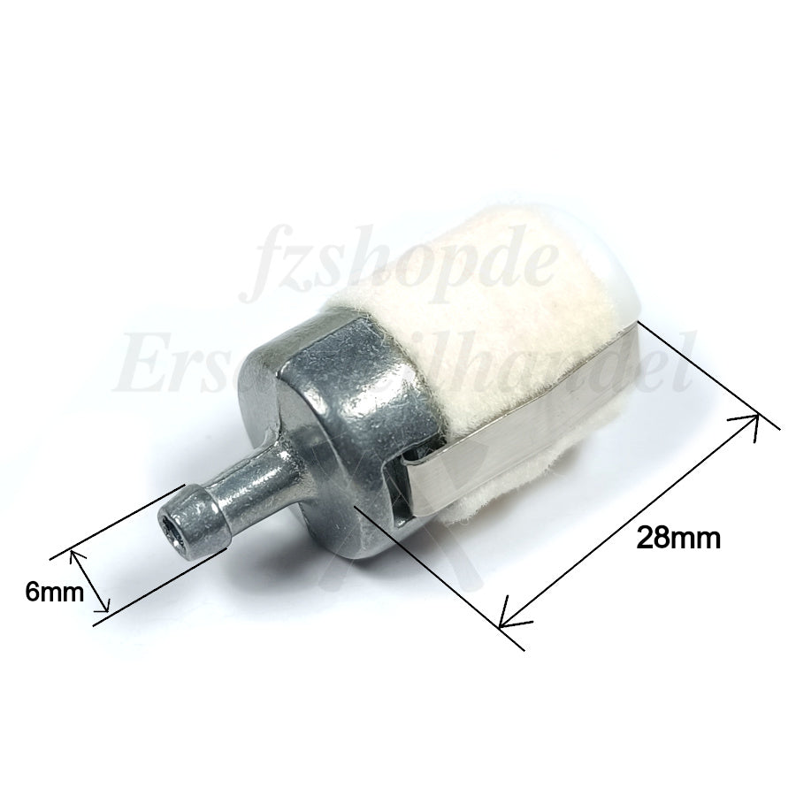 Benzinfilter Filter Saugkopf für Dolmar Motorsägen Kettensägen 963 601 122 163447-0