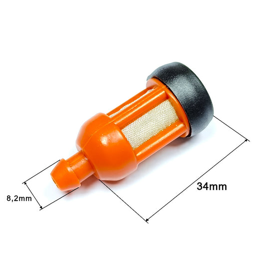 Benzinfilter Kraftstofffilter orange für Stihl Motorsägen Kettensägen 024 026 028 MS240 MS260