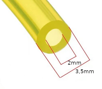 Schlauch 2x3,5 2,5x5 3x5 3x6 Schlauch Leitung Benzin Öl Kraftstoff für Motorsägen Freischneider Trimmer