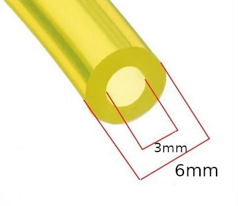 Schlauch 2x3,5 2,5x5 3x5 3x6 Schlauch Leitung Benzin Öl Kraftstoff für Motorsägen Freischneider Trimmer