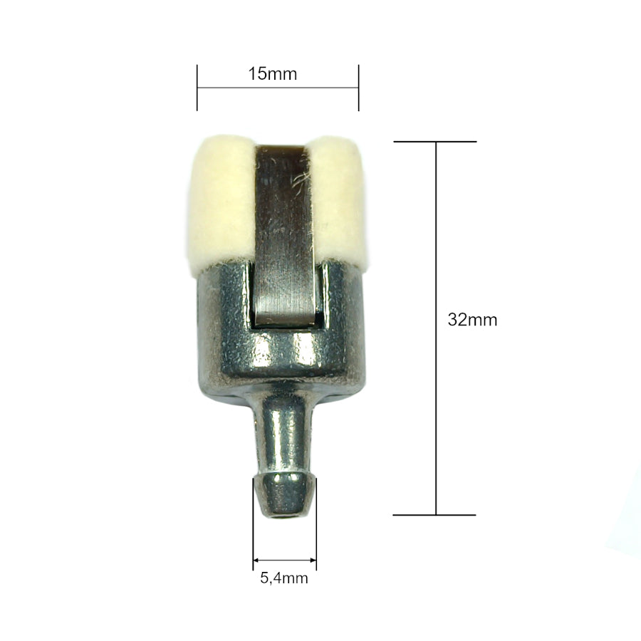 Benzinfilter Filter Saugkopf für Stihl Dolmar Makita Fuxtec Efco 367.163.518 125-527