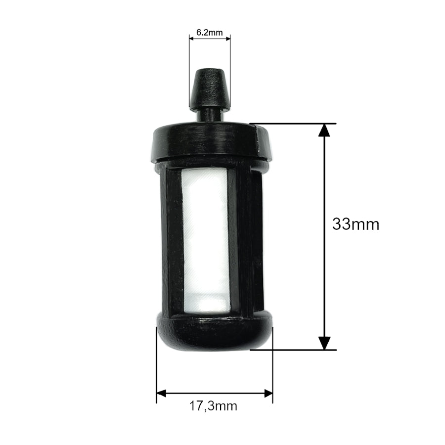 Benzinfilter für Motorsägen Kettensägen Stihl Husqvarna Dolmar Solo Echo Makita