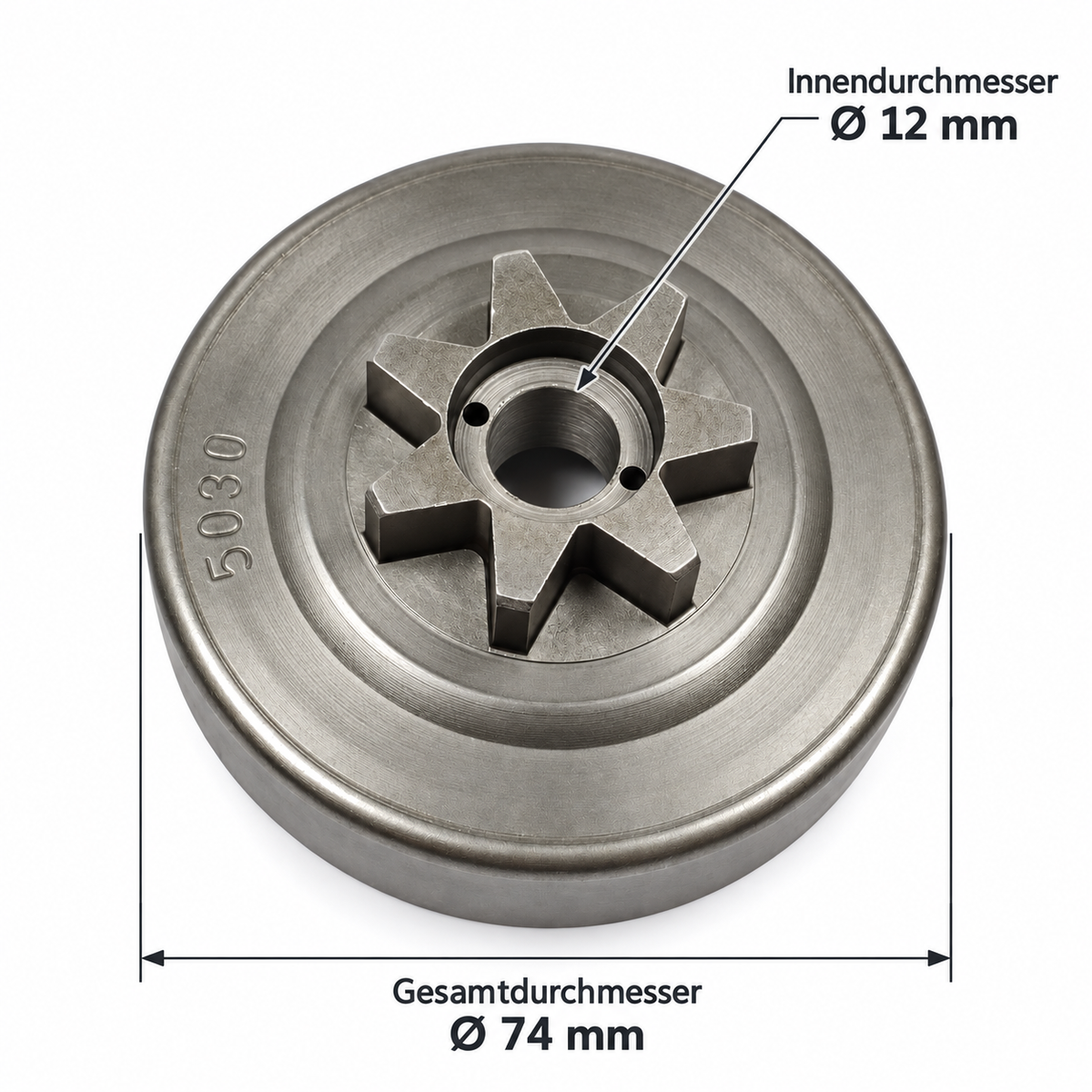 Kettenrad Kupplungstrommel 389 223 162 3/8 7Z für Sachs Dolmar 103 105 108