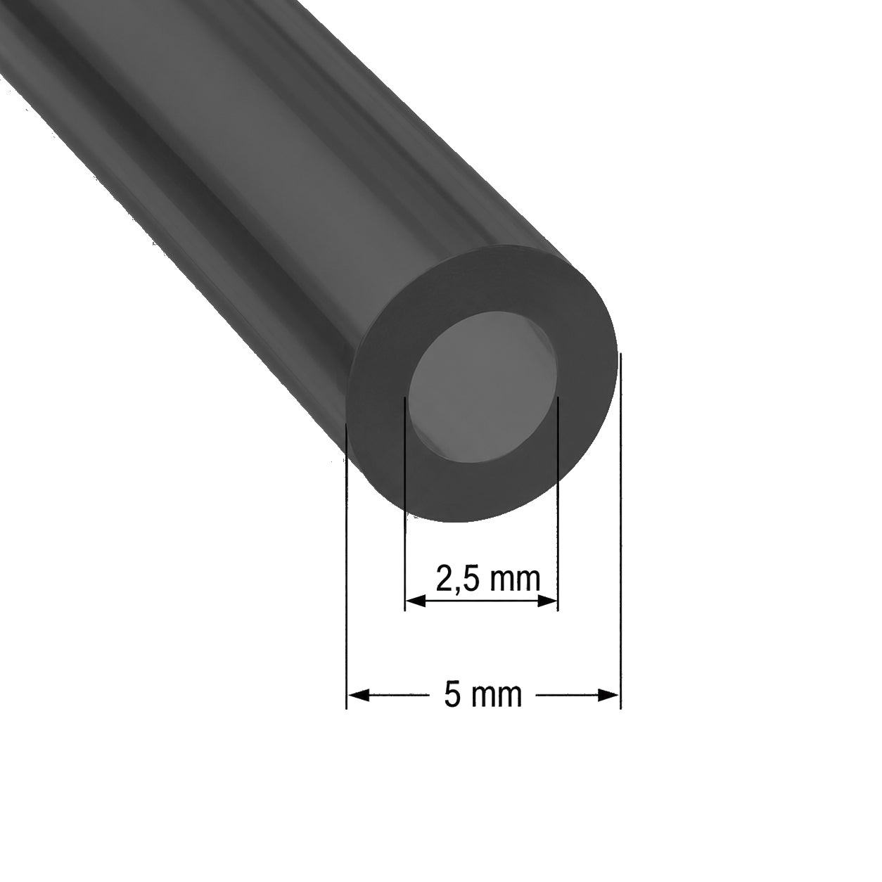 Schlauch 2x3,5 2,5x5 3x5 3x6 Schlauch Leitung Benzin Öl Kraftstoff für Motorsägen Freischneider Trimmer