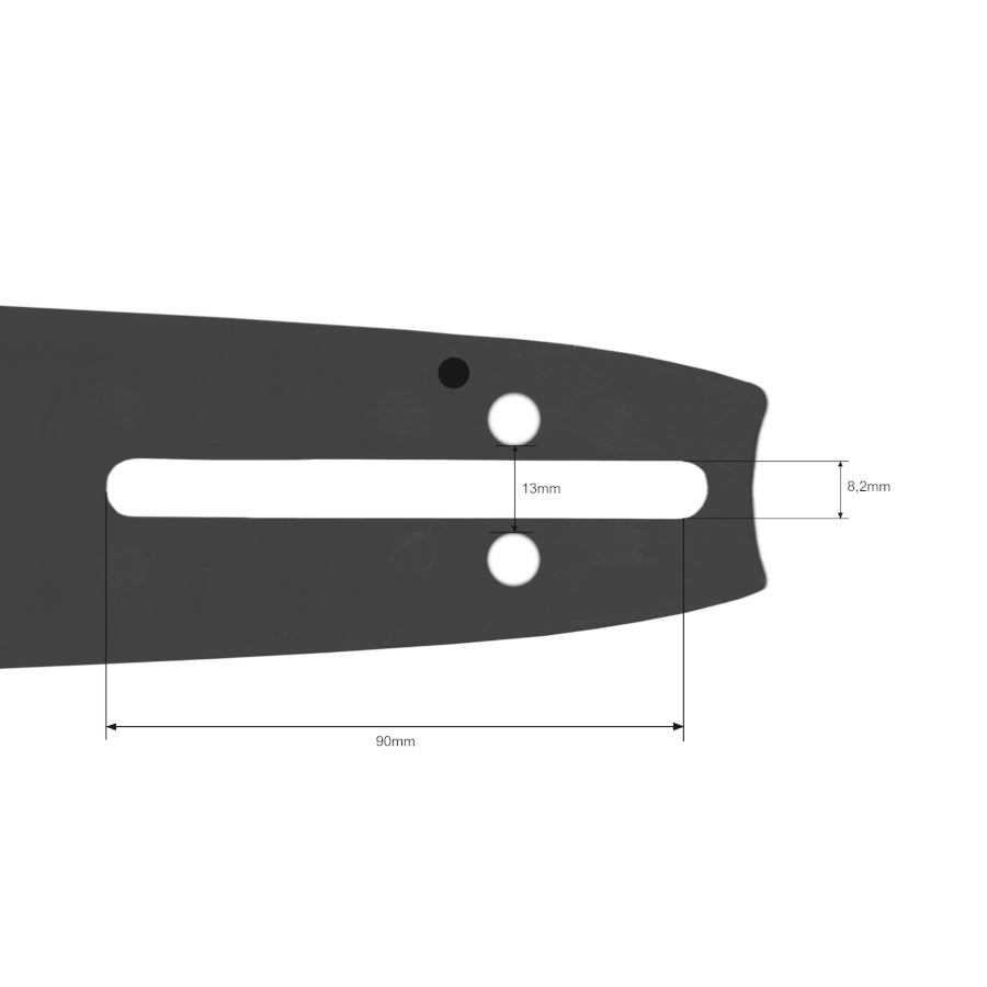Schwert Führungsschiene 45cm .325" 72TG für Husqvarna Dolmar Partner Solo Jonsered