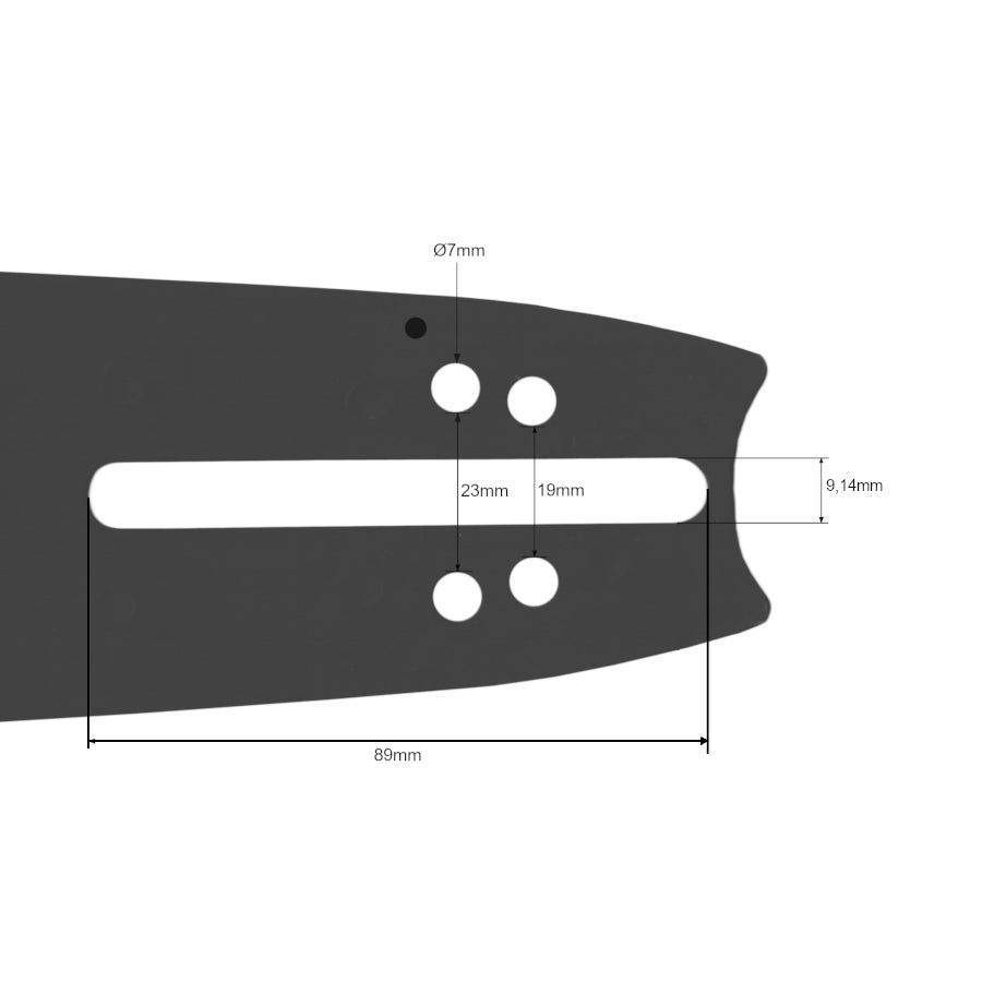 Schwert Führungsschiene 40cm 3/8" 60TG für Husqvarna Dolmar Partner Solo