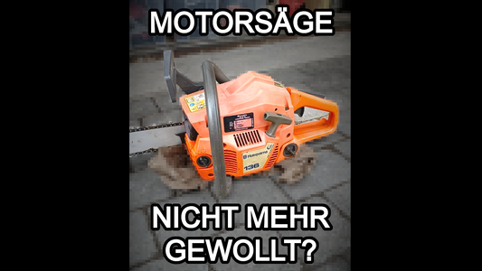 Husqvarna 136 repariert: Vergaser und Zündspule