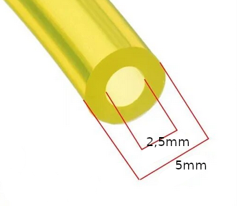 Schlauch 2x3,5 2,5x5 3x5 3x6 Schlauch Leitung Benzin Öl Kraftstoff für Motorsägen Freischneider Trimmer