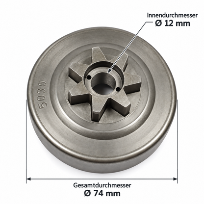 Kettenrad Kupplungstrommel 389 223 162 3/8 7Z für Sachs Dolmar 103 105 108
