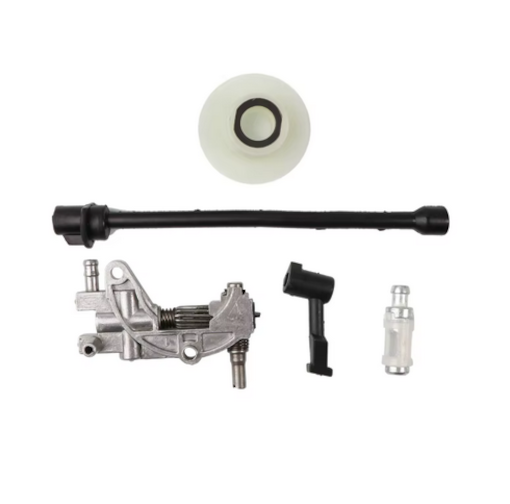 Ölpumpe Antriebsschnecke Ölschlauch für 4500 5200 5800 45CC 52CC 58CC Fuxtec CS 3.0 CS 3.6 Einhell
