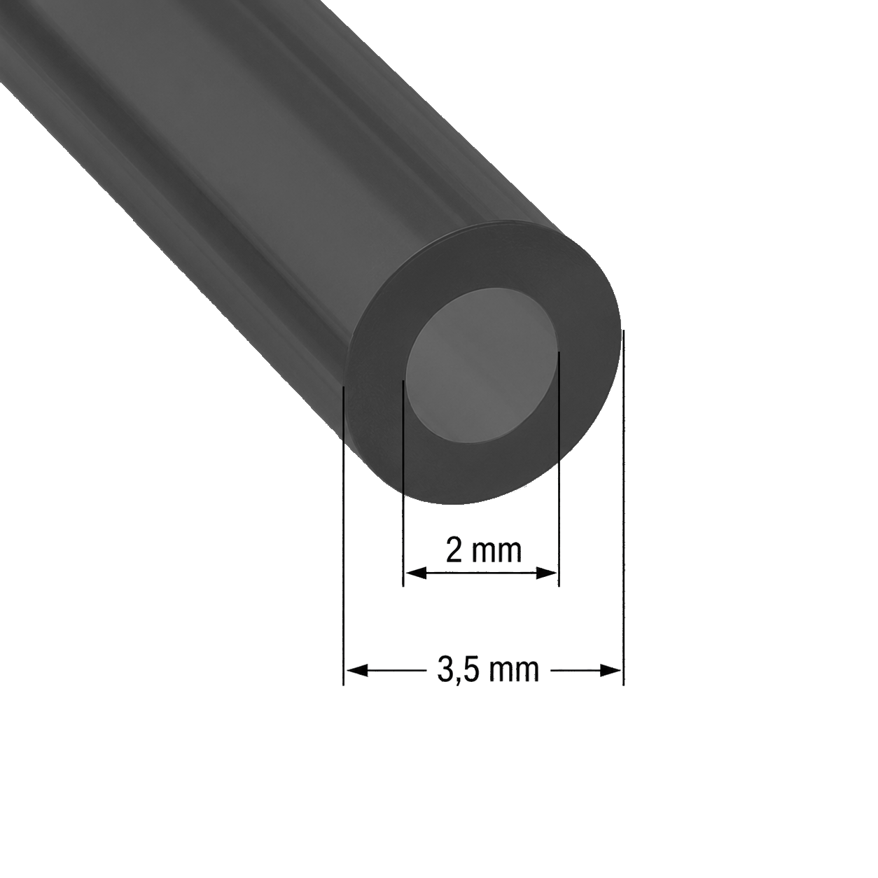 Schlauch 2x3,5 2,5x5 3x5 3x6 Schlauch Leitung Benzin Öl Kraftstoff für Motorsägen Freischneider Trimmer