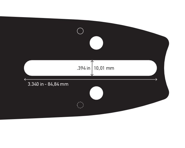 Schwert Führungsschiene 40cm 3/8" 60TG für Jonsered Oleo-Mac Olympyk