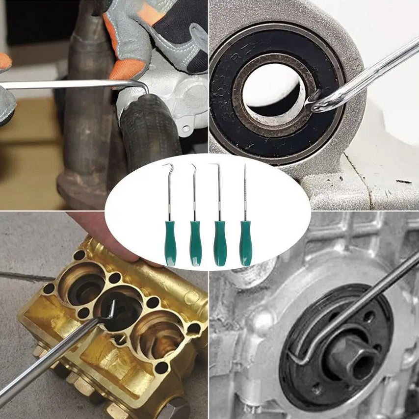 Haken Picker Werkzeug Set 4-teilig für Gartengeräte Motorsägen Freischneider